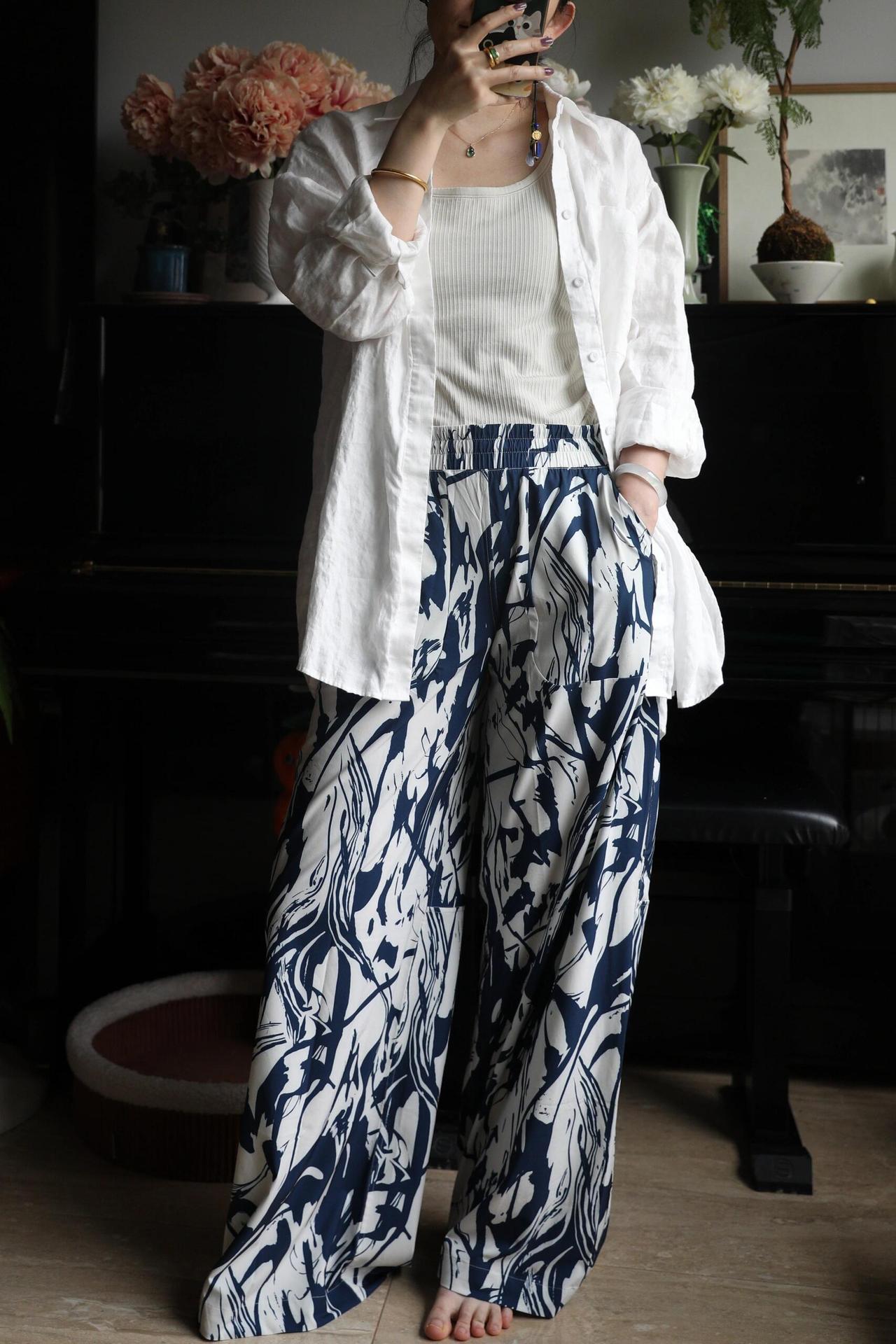 Lulu Style Swift Wide-Leg Pants for Women Summer Thin Loose Sports Straight Pants Breathable Draped Casual Pants