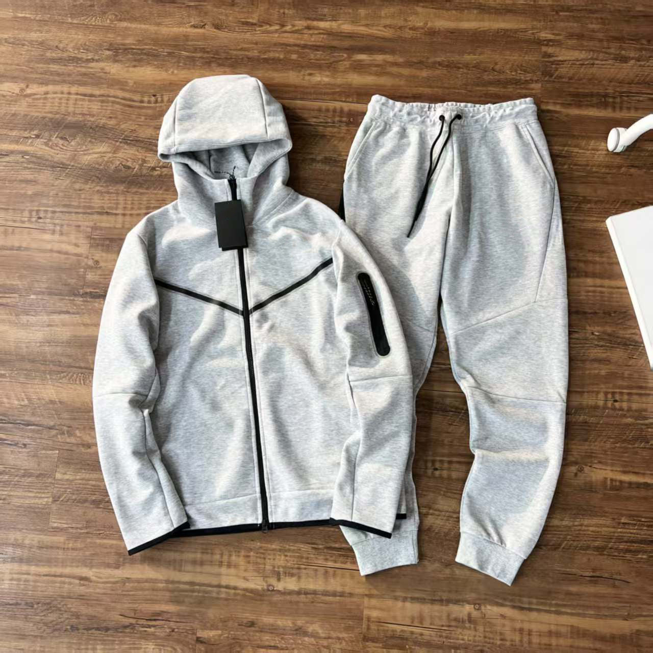 GMabcd-NK 2025 Casual Sports Hooded Men's Side Zipper Suit Jacket Versatile Slim Fit Casual
