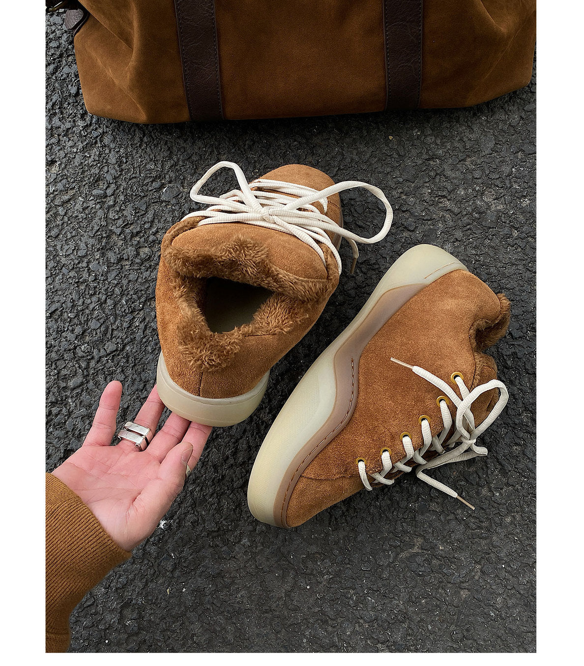 Men's Shoes 2025 Winter New Trend Retro Casual Versatile Thick-Soled Sports Loafers Warm