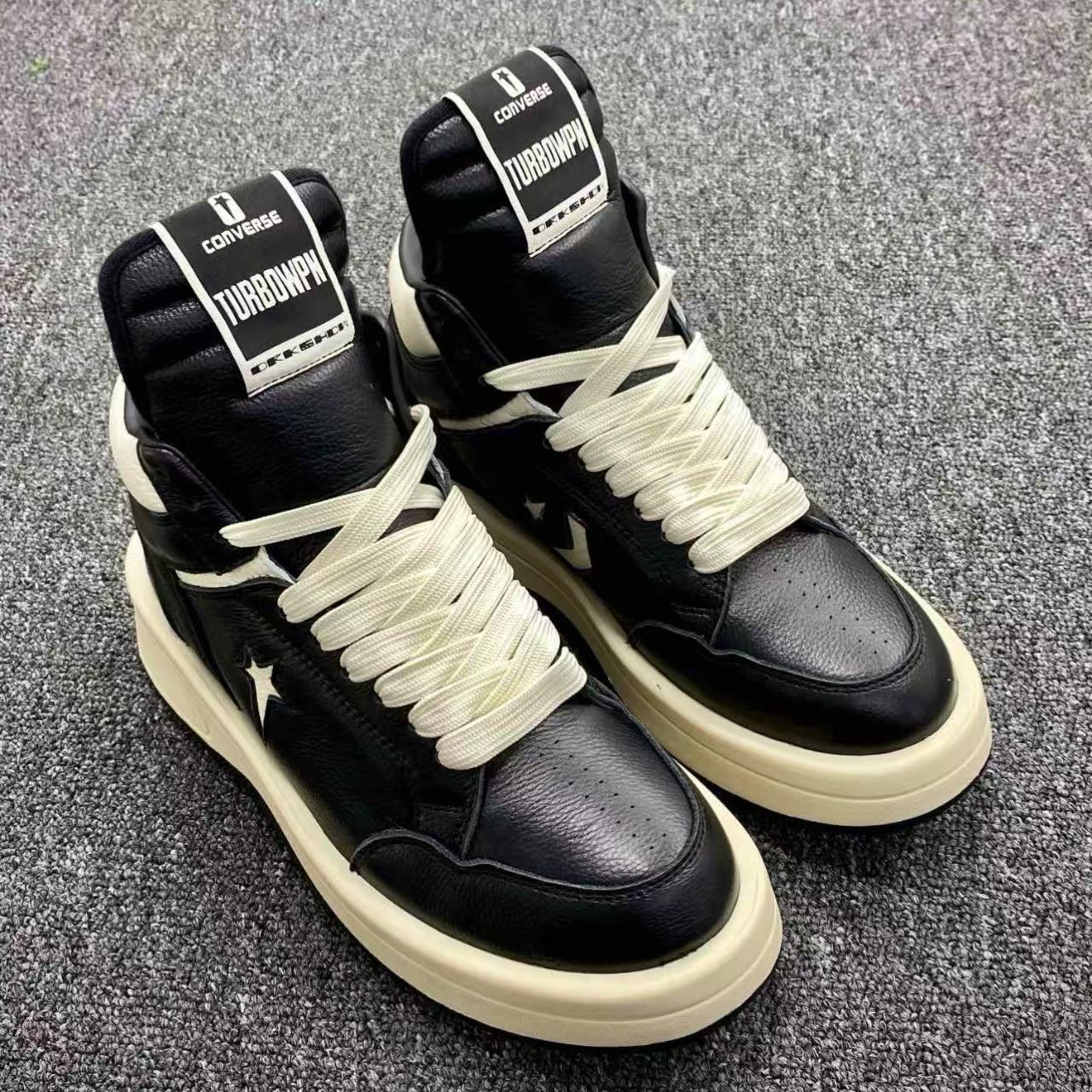 GMAbcd RICK Original Main Line New Leather Surface OWENS High Street Low-top Niche Shoes