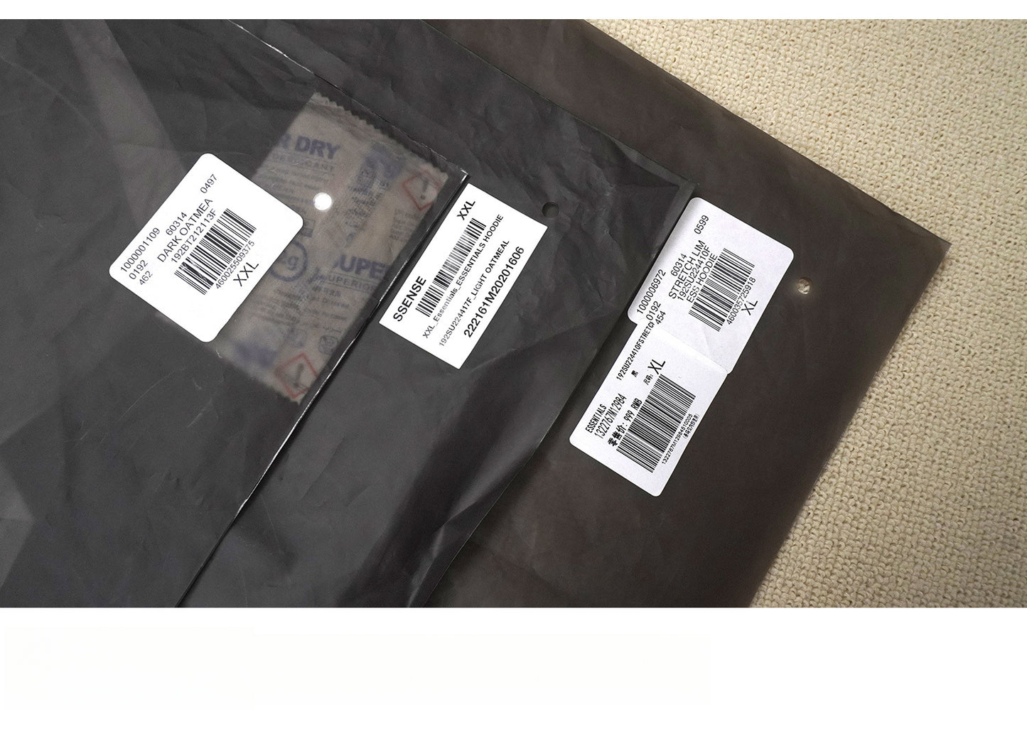 FFOG Double Line ESSEN-TIALS Season 8 Double Line High Street Trendy Brand Hoodie with Back Print