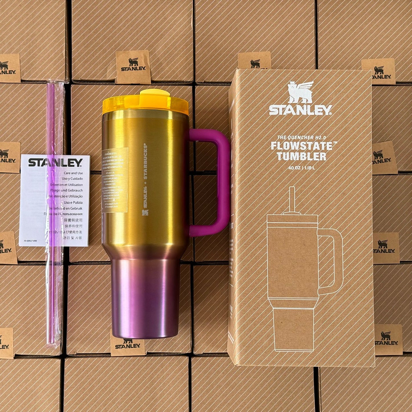 Gmstanley Cup 2 Generation 40Oz Stainless Steel in-Car Thermos