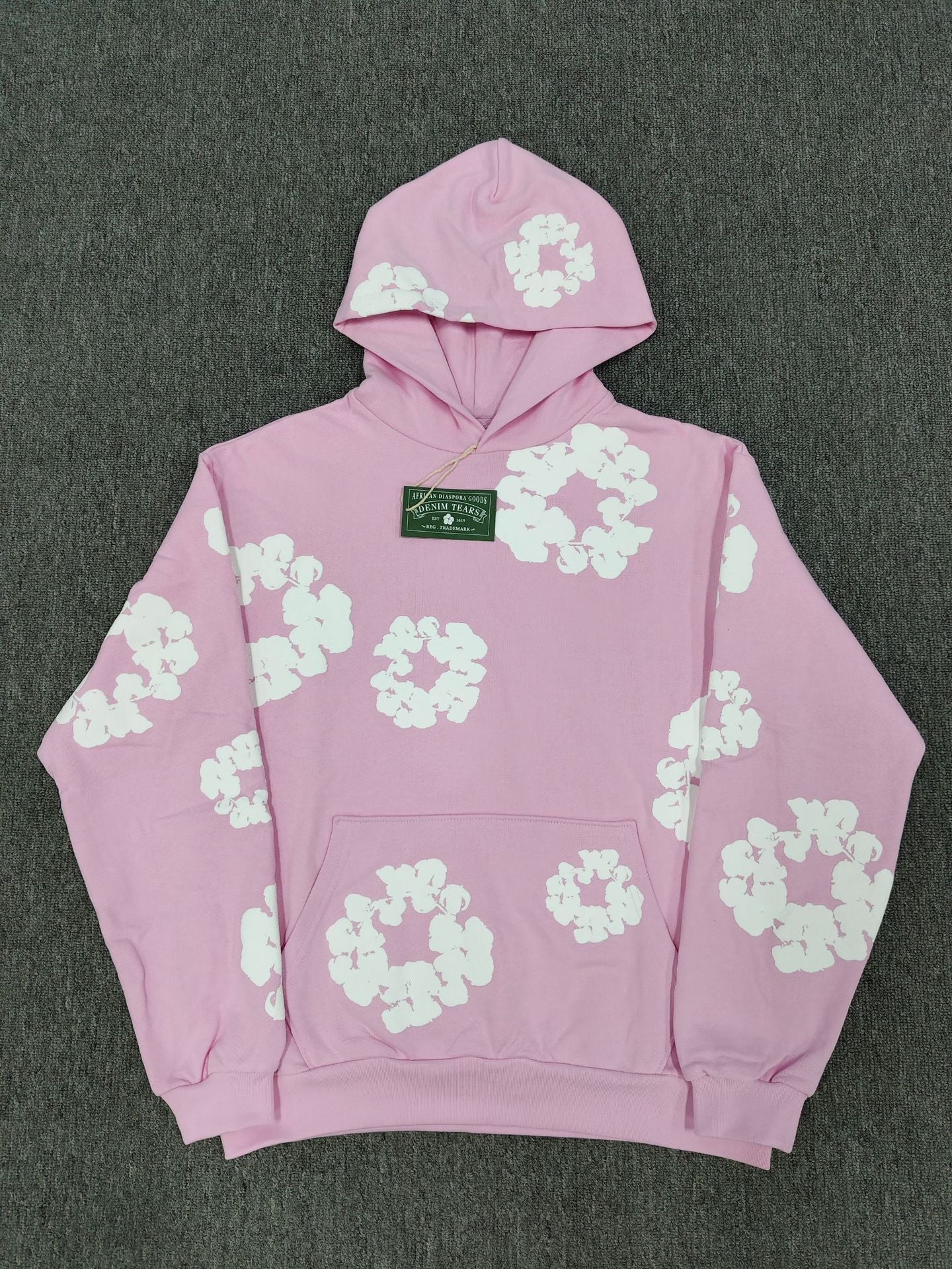 [High Quality] Hoodie Foam Kapok Denim Tears Sweatshirt