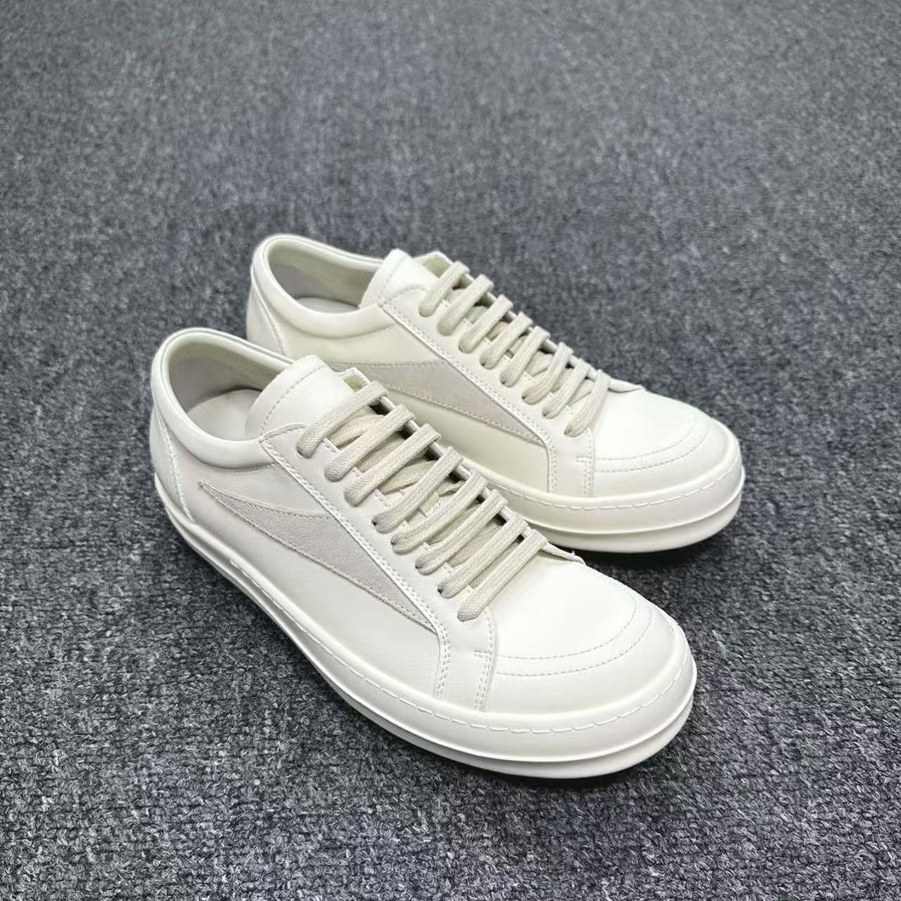 GMAbcd RICK Original Main Line New Leather Surface OWENS High Street Low-top Niche Shoes