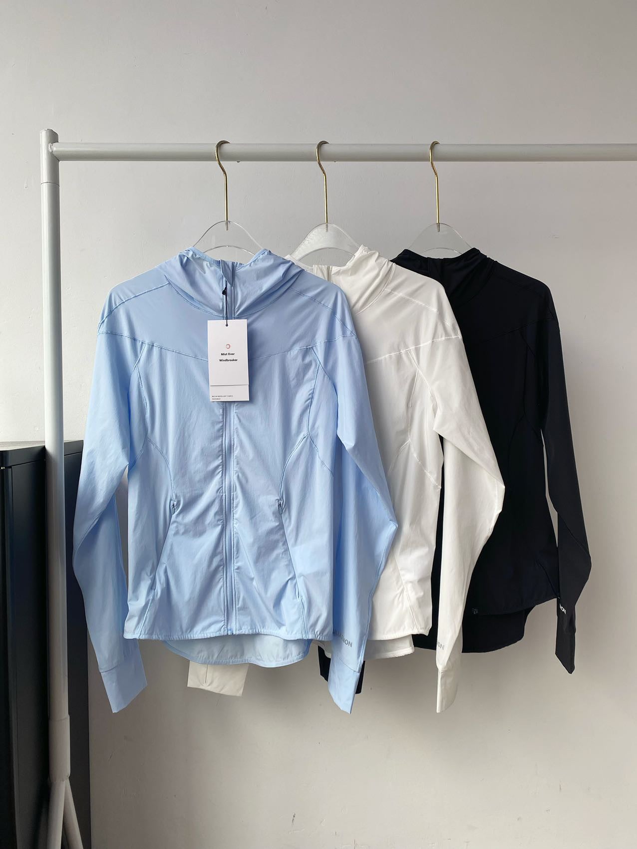 Lulu Same Style Mist Over Sun Protection Jacket Women's Sports Jacket Spring Summer Slim Fit Coat