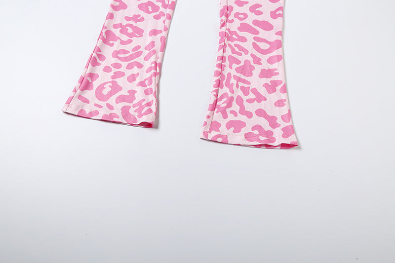 2025 Autumn Women's New Fashion Hooded Camouflage Print Long Sleeve Sports Trendy Slim Fit Long Pants Two-Piece Set