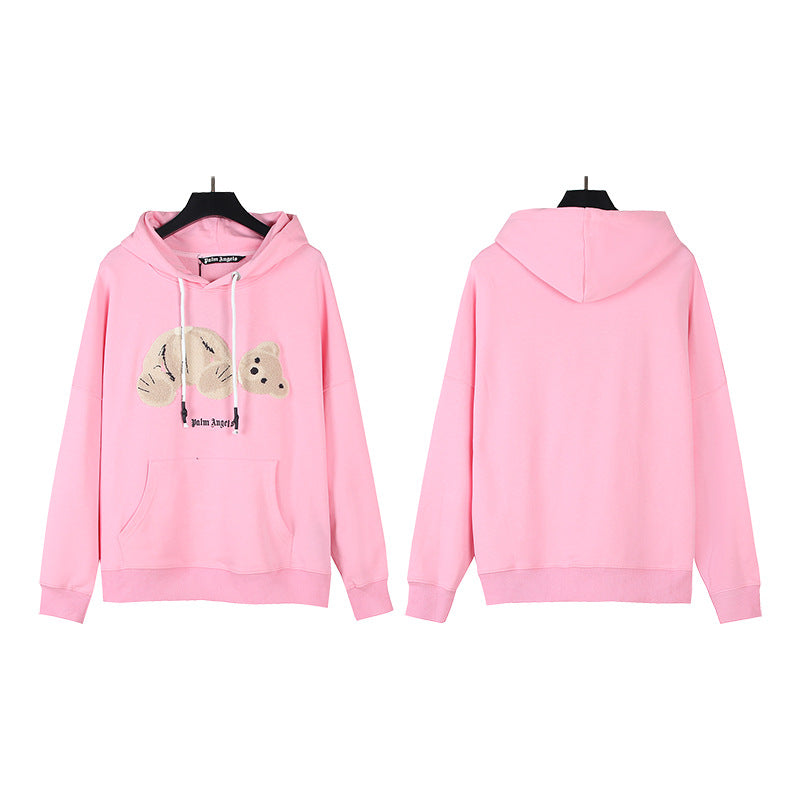 Gmabcd New Spray Paint Graffiti City Letter Logo Printing Terry High Street Couple Hooded Sweater