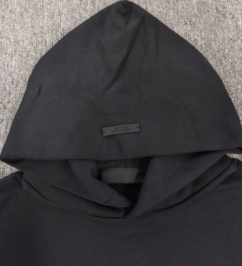 FOG Double-Line Classic Hoodie with Front 3D Letters Loose Fit Unisex Essentials Sweatshirt