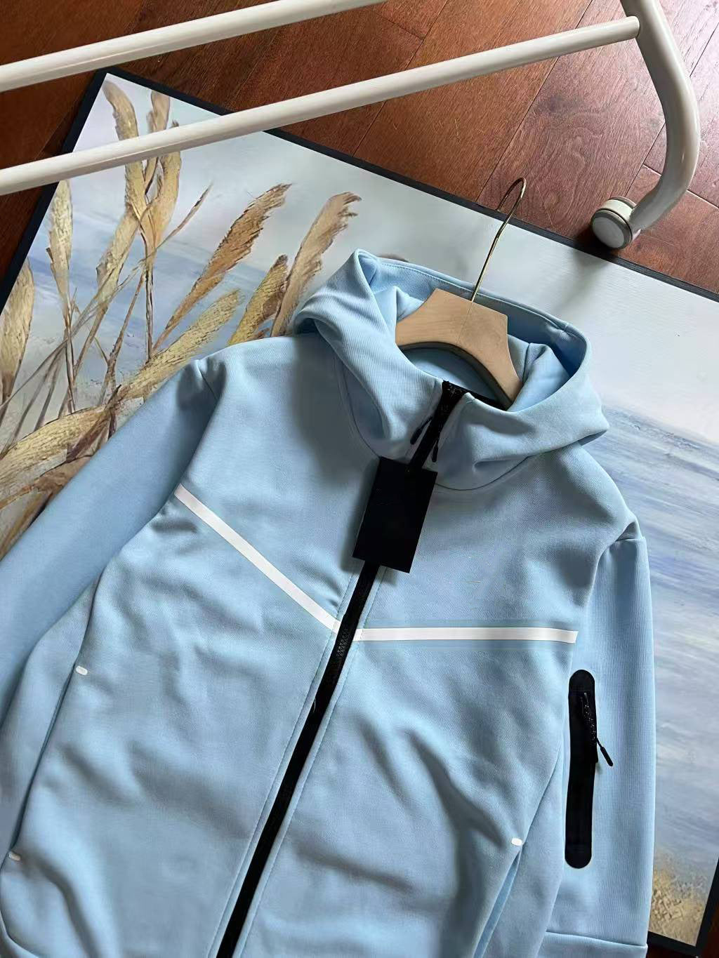 GMabcd-NK 2025 Casual Sports Hooded Men's Side Zipper Suit Jacket Versatile Slim Fit Casual