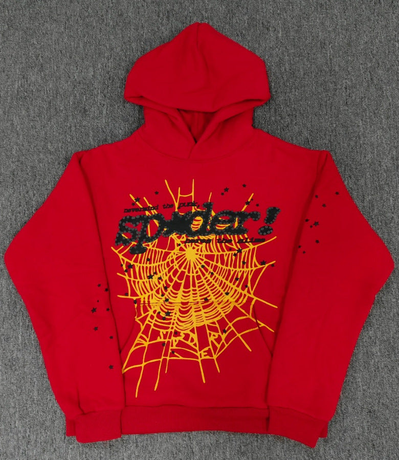 Heavyweight High-Quality Original Sp5der Hoodie 450G Unisex [Fleece Lined]