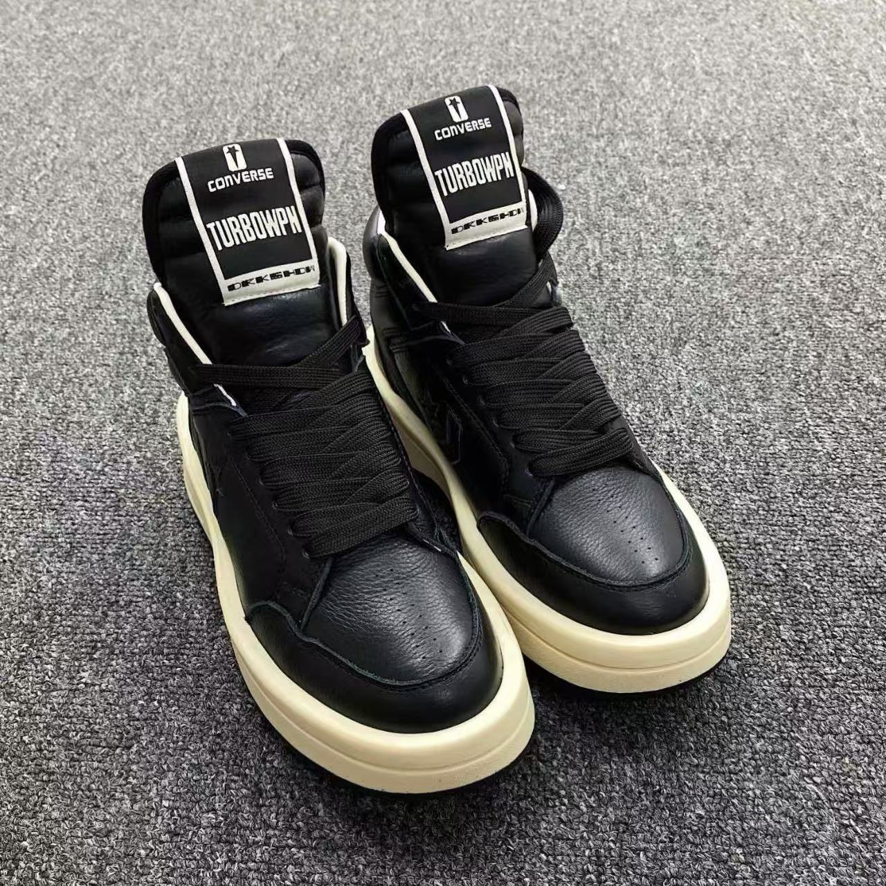 GMAbcd RICK Original Main Line New Leather Surface OWENS High Street Low-top Niche Shoes