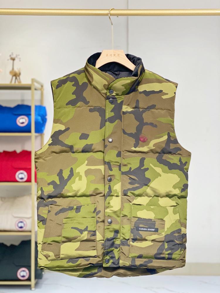 19 Style Big Goose ReStyle Crew Warm Cotton Vest Down Classic Vest for Men and Women Couples