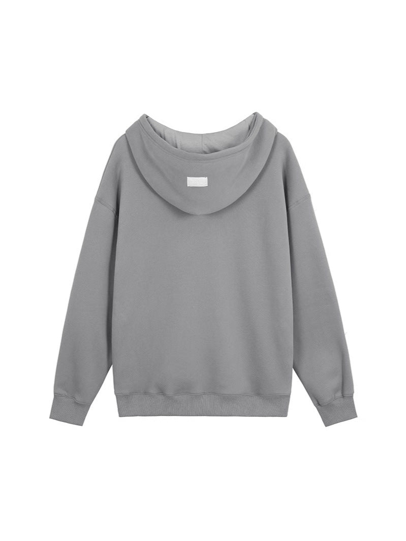 Fog Three-Party Collaboration Double Hoodie Sweatshirt 400g Heavyweight Fleece Cotton Loose Jacket for Men