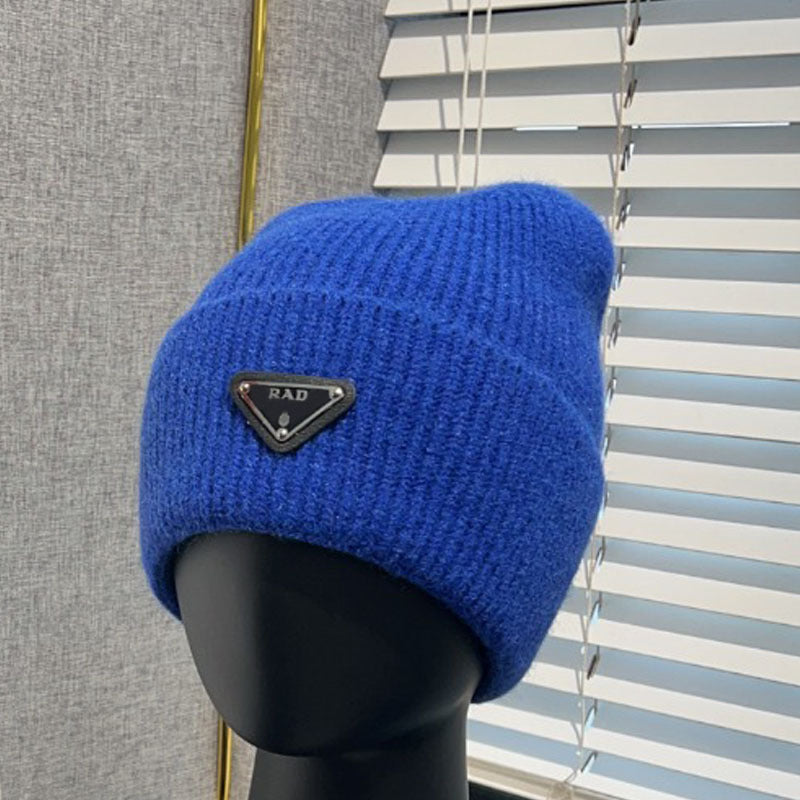 Winter Warm Knitted Hat Fashionable Export Style Pullover Windproof Thick Knitted Hat