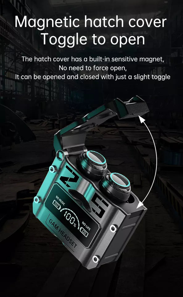 GM M25 TWS Wireless Headphones Earphones Bluetooth Touch Control Noise Reduction Stereo Waterproof Earbuds Headsets hearing aid