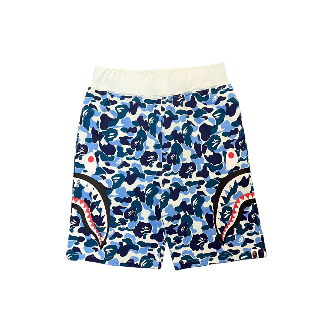 Trendy Brand BP Classic Shark Camouflage Men's Casual Loose Sports Five-Point Shorts High-End Terry Drawstring Shorts Trend