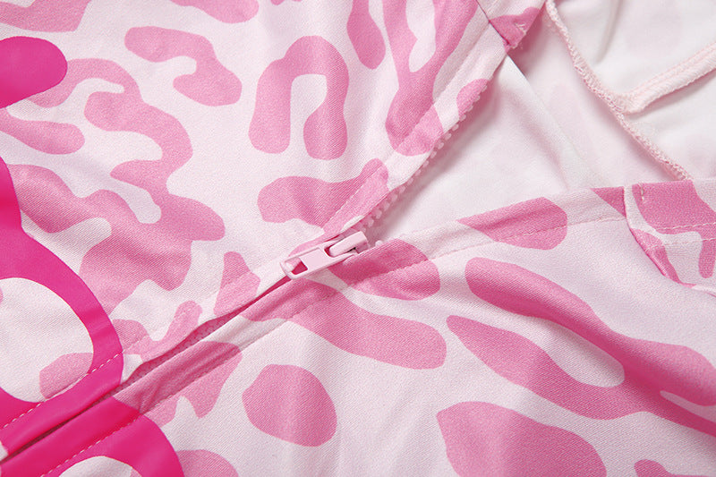 2025 Autumn Women's New Fashion Hooded Camouflage Print Long Sleeve Sports Trendy Slim Fit Long Pants Two-Piece Set