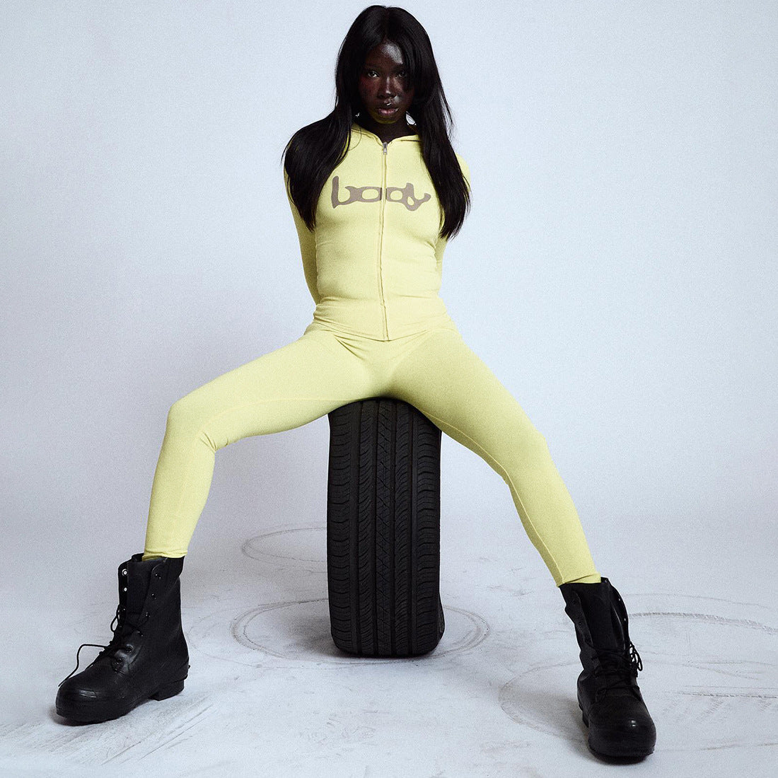 2025 Autumn Women's New Fashion Hooded Camouflage Print Long Sleeve Sports Trendy Slim Fit Long Pants Two-Piece Set