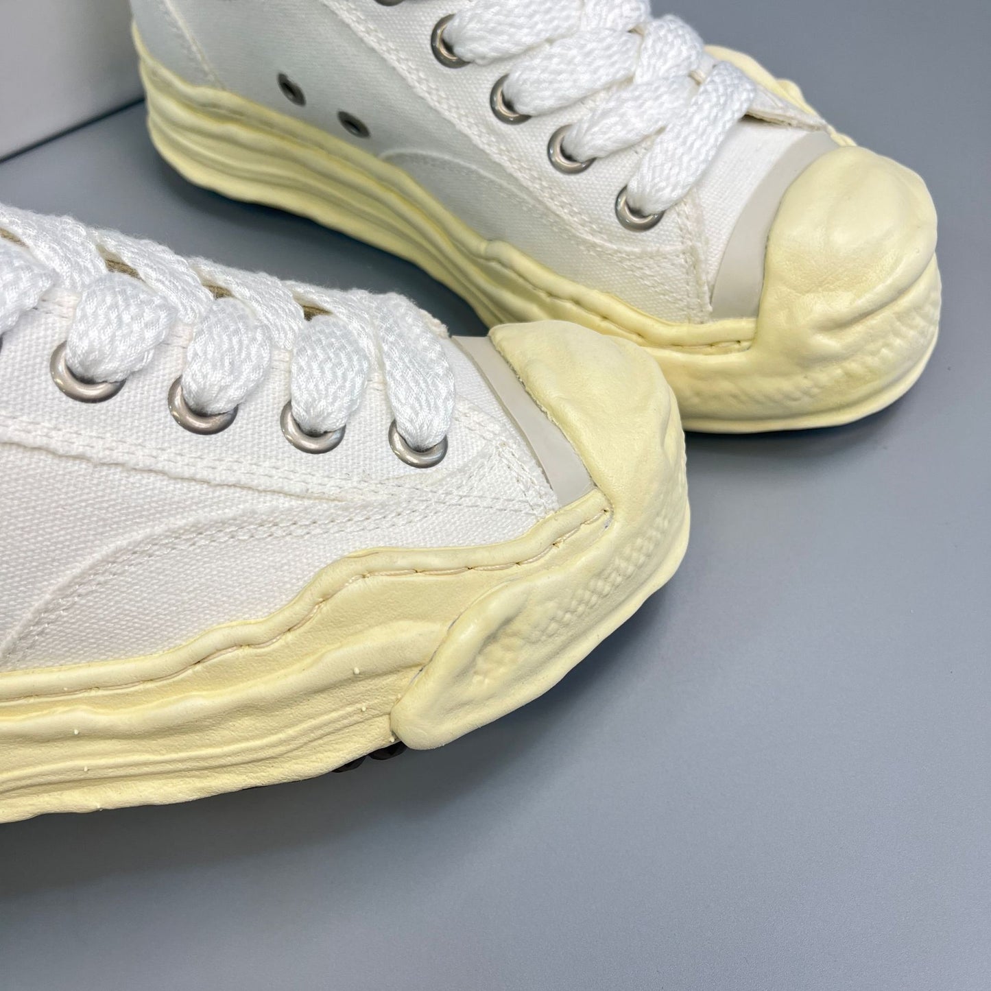 GMabcd Mmy Open Smile Dissolving Shoes Canvas Thick Sole Height Increasing Unisex Casual Sneakers
