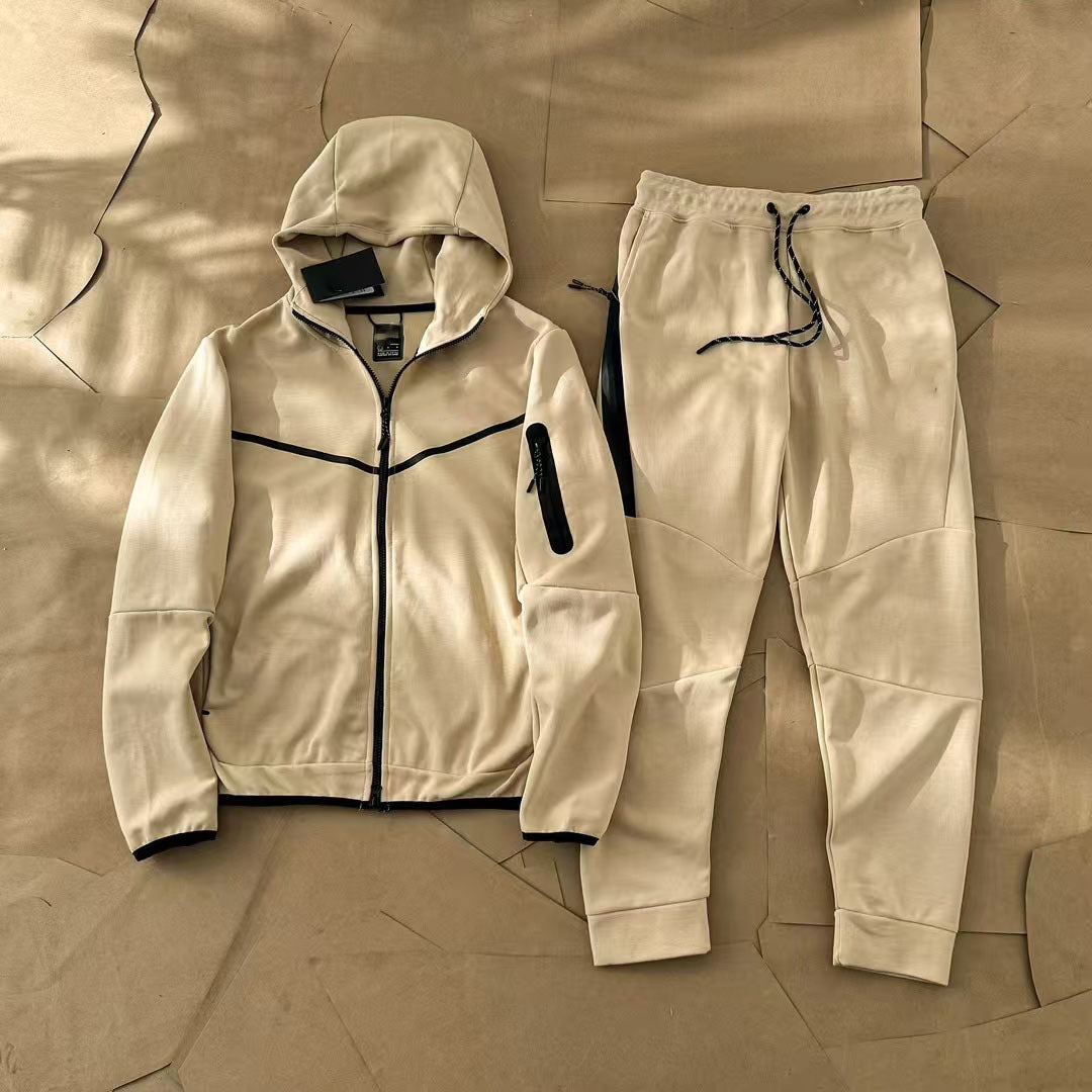 GMabcd-NK 2025 Casual Sports Hooded Men's Side Zipper Suit Jacket Versatile Slim Fit Casual