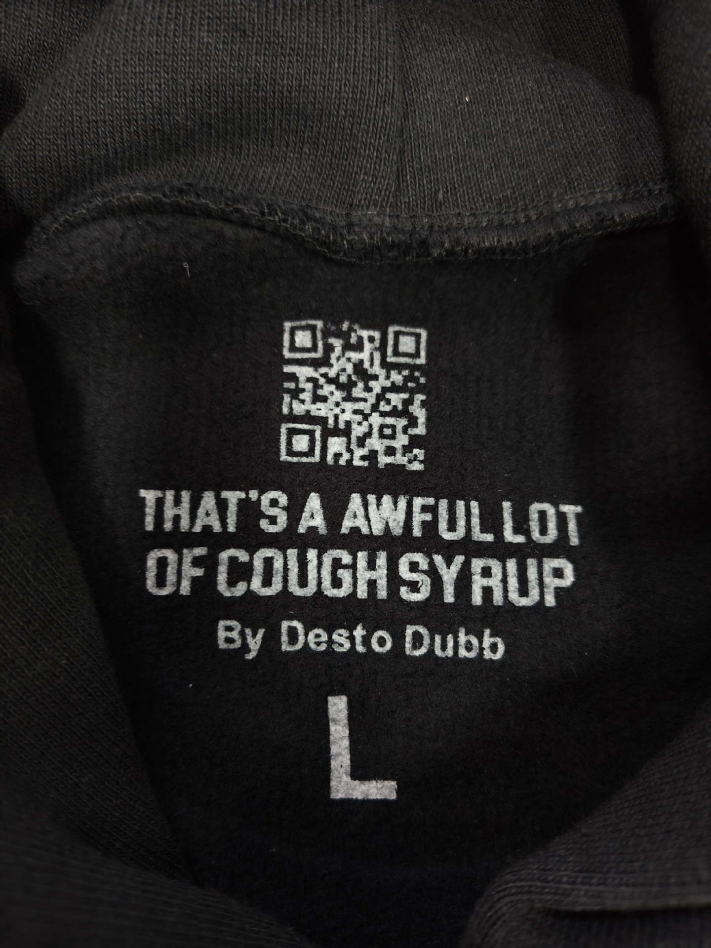 THAT'S A AWFUL LOT OF COUGH SYRU Baseball Player Casual Hoodie Sweatshirt