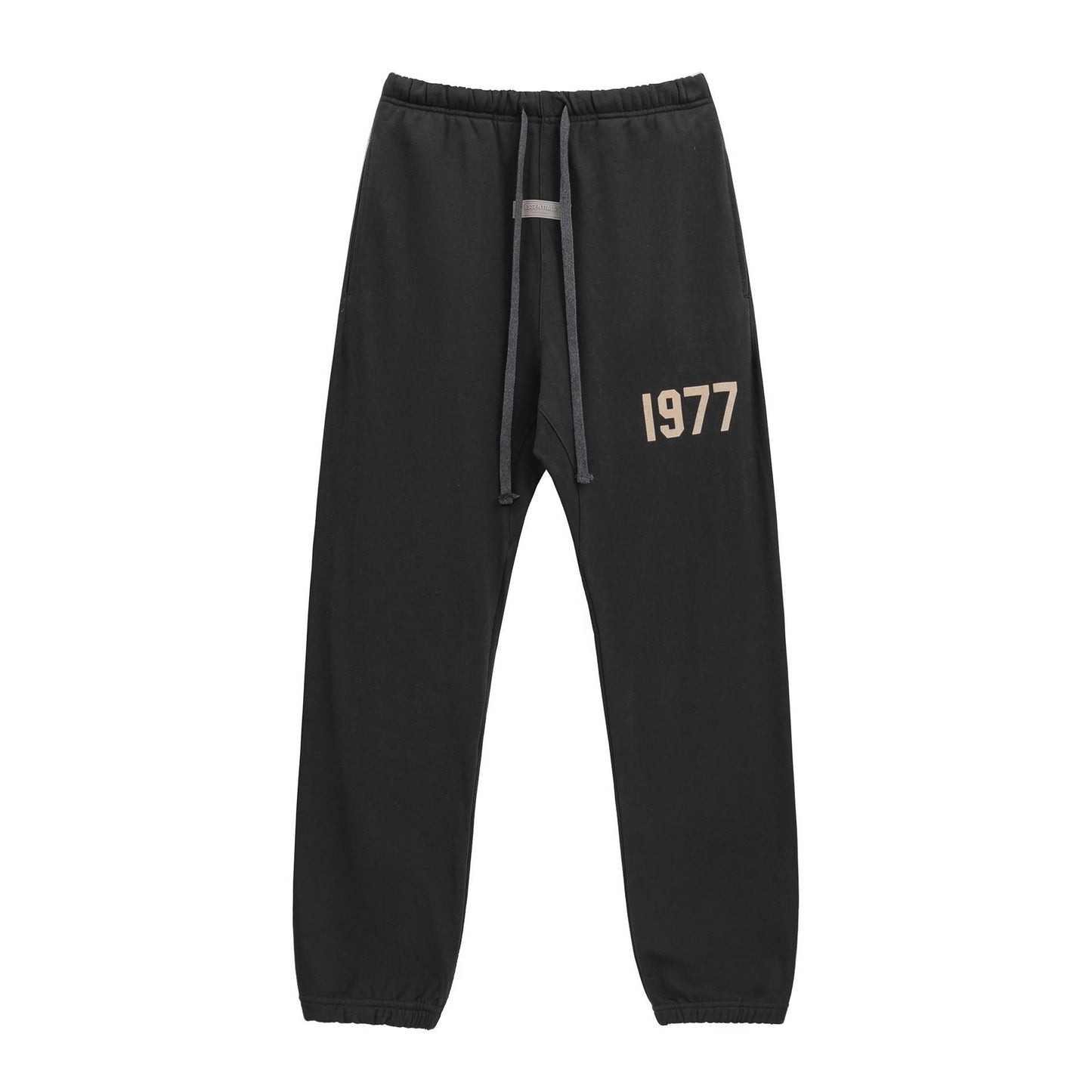 2025 New FFOG 1977 Flocked Print Digital High Street European and American Style Sweatshirt Loose Casual Pants Unisex Set