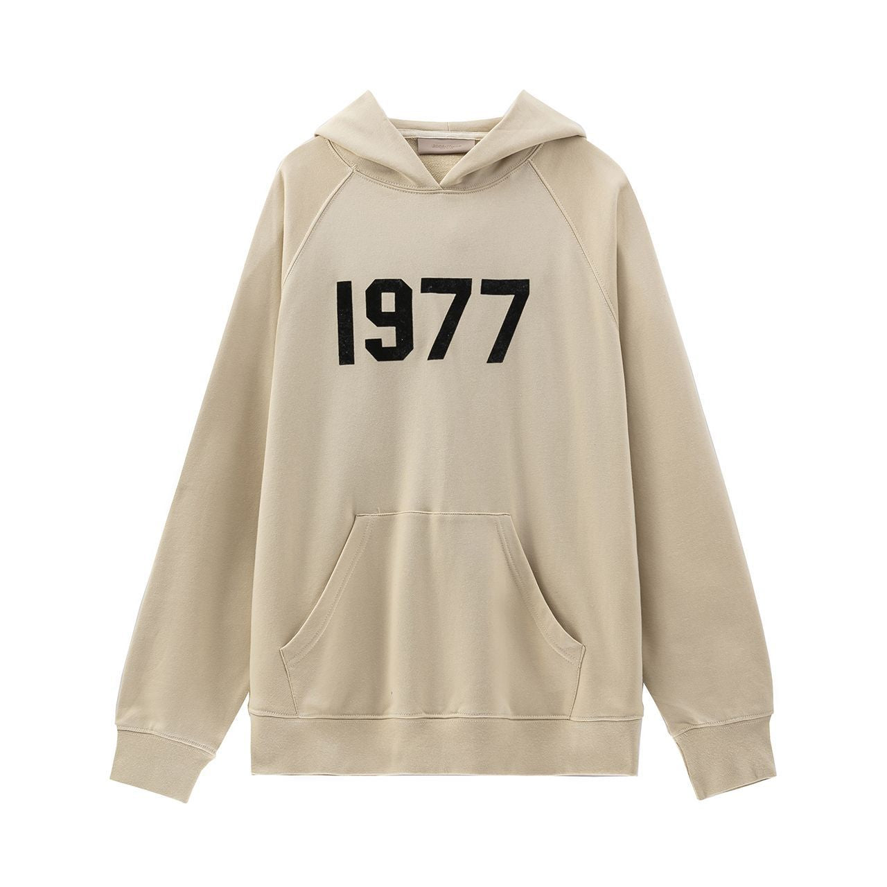2025 New FFOG 1977 Flocked Print Digital High Street European and American Style Sweatshirt Loose Casual Pants Unisex Set