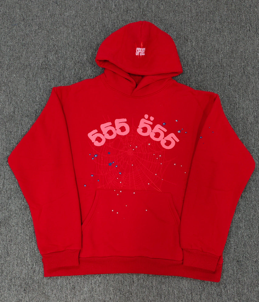 Heavyweight High-Quality Original Sp5der Hoodie 450G Unisex [Fleece Lined]