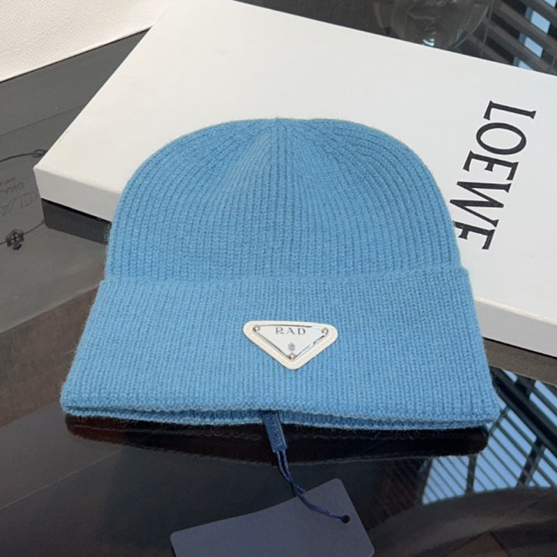 Winter Warm Knitted Hat Fashionable Export Style Pullover Windproof Thick Knitted Hat