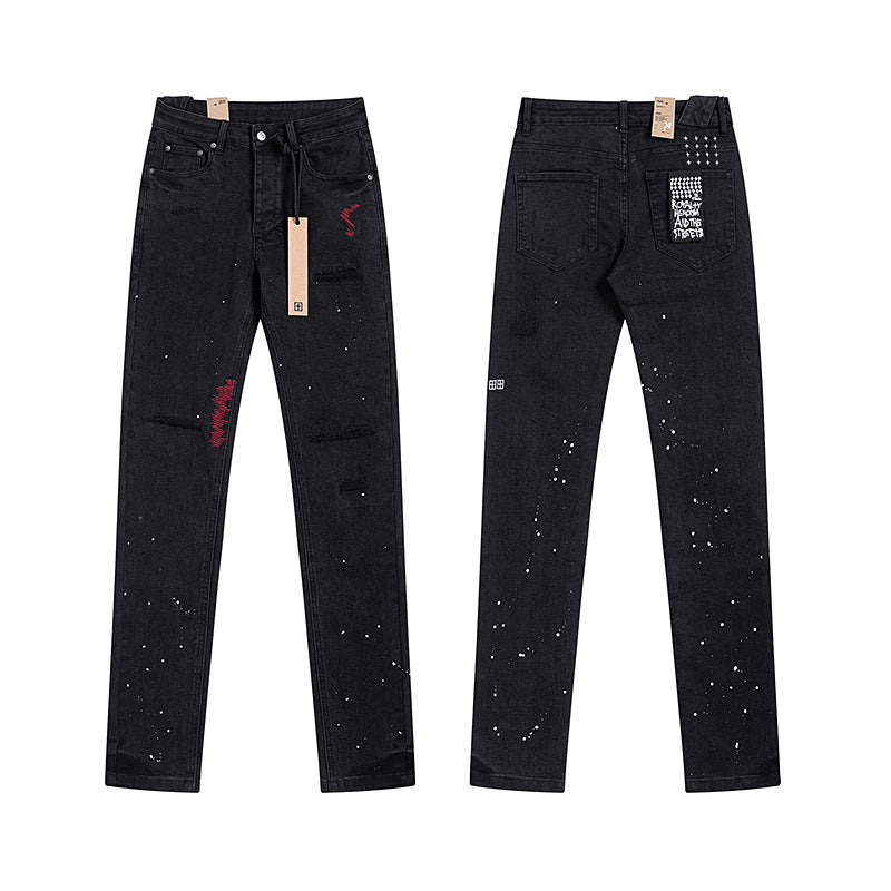 Trendy KSUBI Men's Pants Casual Slim Fit slim fit skinny stretch denim jeans for men