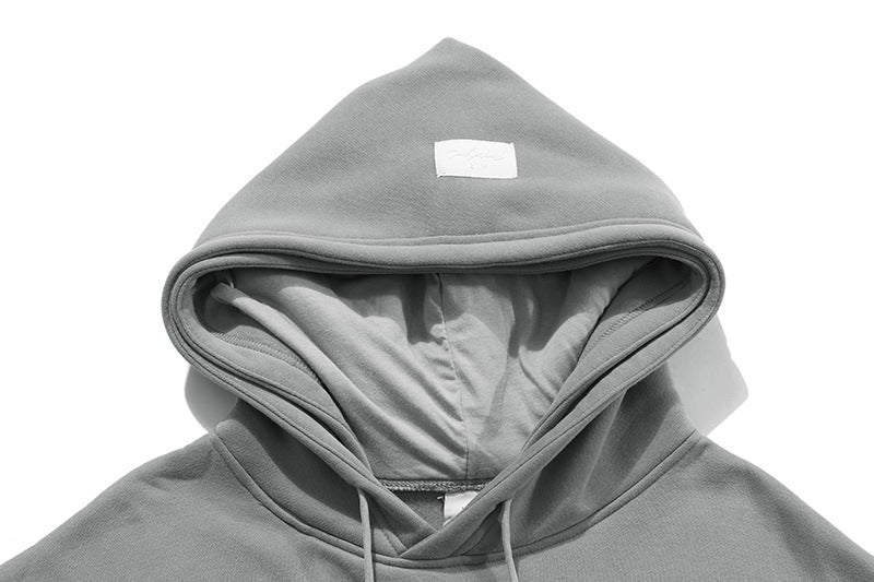 Fog Three-Party Collaboration Double Hoodie Sweatshirt 400g Heavyweight Fleece Cotton Loose Jacket for Men