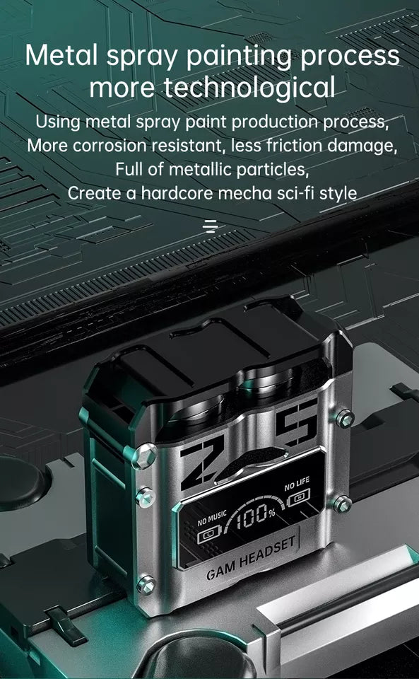 GM M25 TWS Wireless Headphones Earphones Bluetooth Touch Control Noise Reduction Stereo Waterproof Earbuds Headsets hearing aid