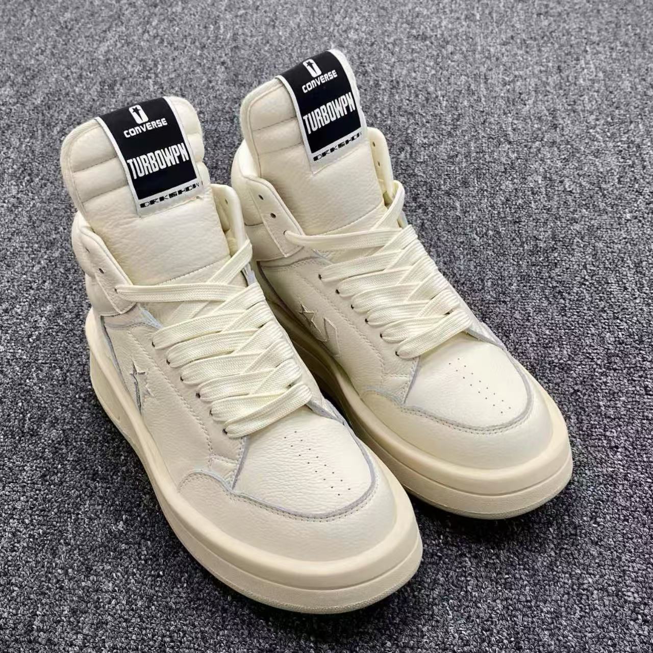 GMAbcd RICK Original Main Line New Leather Surface OWENS High Street Low-top Niche Shoes