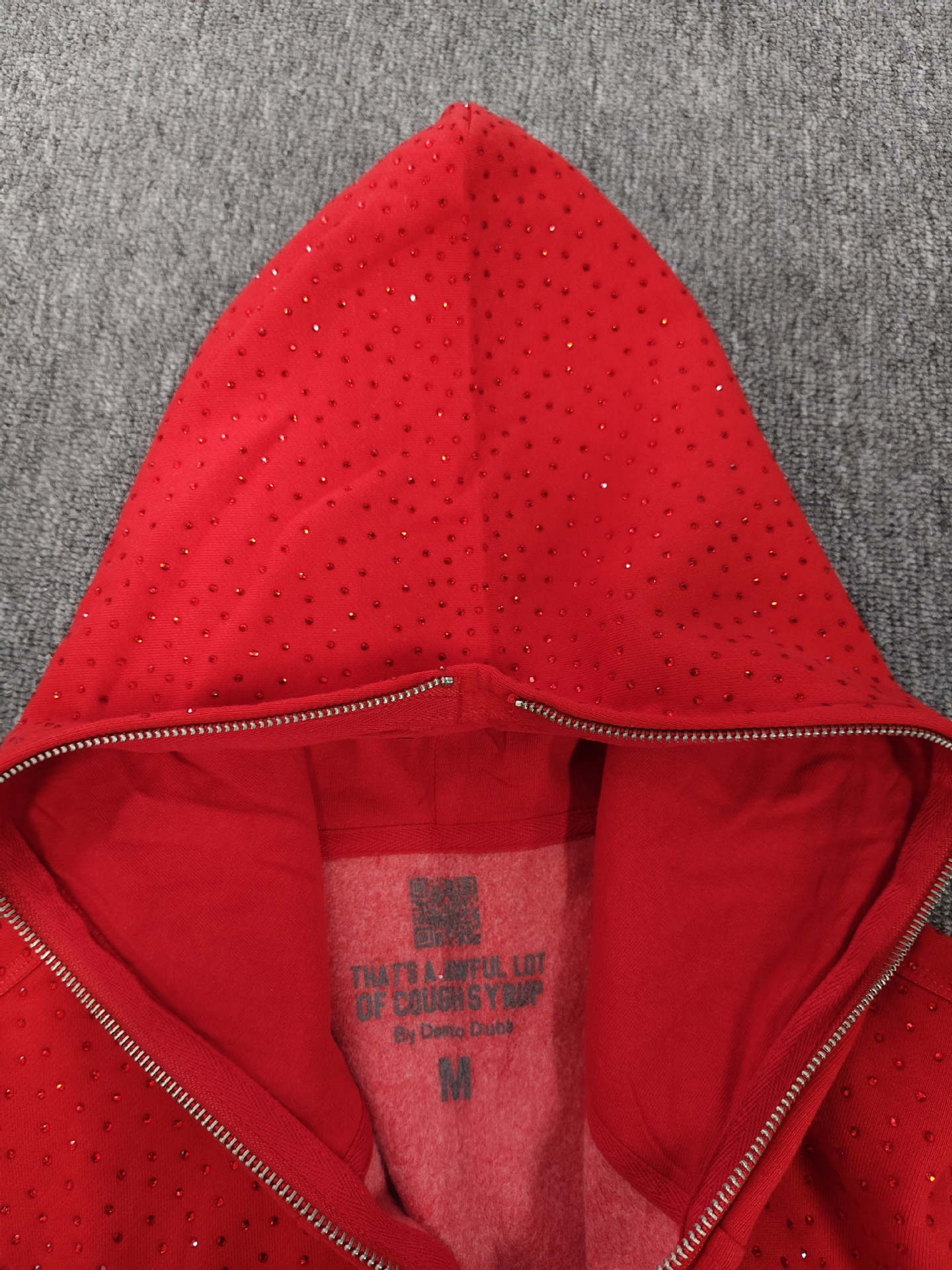 THAT'S A AWFUL LOT OF COUGH SYRUP HOODIE Full Diamond Zipper Hoodie Sweatshirt for Men