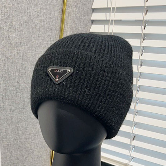 Winter Warm Knitted Hat Fashionable Export Style Pullover Windproof Thick Knitted Hat