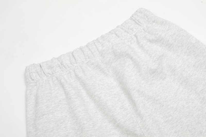 FAg Double Line Small Icon Letter Flocking Drawstring High Street Shorts Casual Pants Men