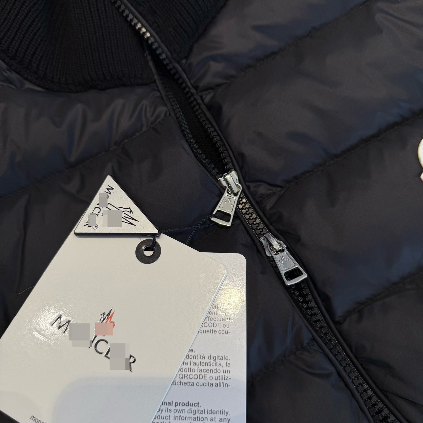 GMabcd Monokini Down Jacket Stand Collar Knitted Patchwork Lightweight Simple Autumn Winter NFC Down Lightweight Coat