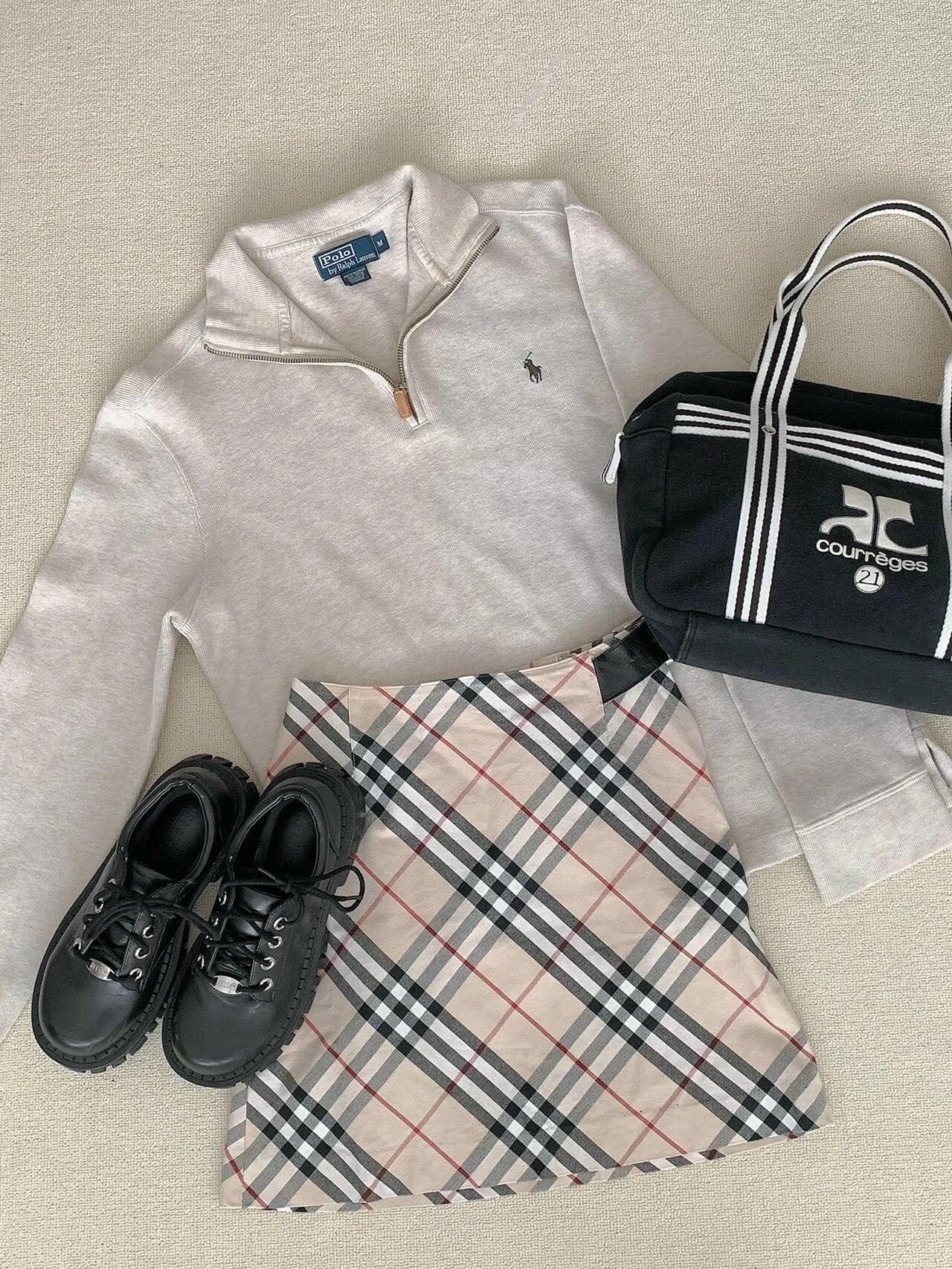 RL Ralph Pony Label Retro Couple Sweatshirt Women Long Sleeve Sweatshirt Men Polo Half Zipper Turn-down Collar Loose American Style