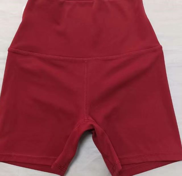Women's Yoga Shorts Sports High Waist Tight Peach Bum Lift Shorts Cycling Fitness Pants Lulu Same Style Shorts
