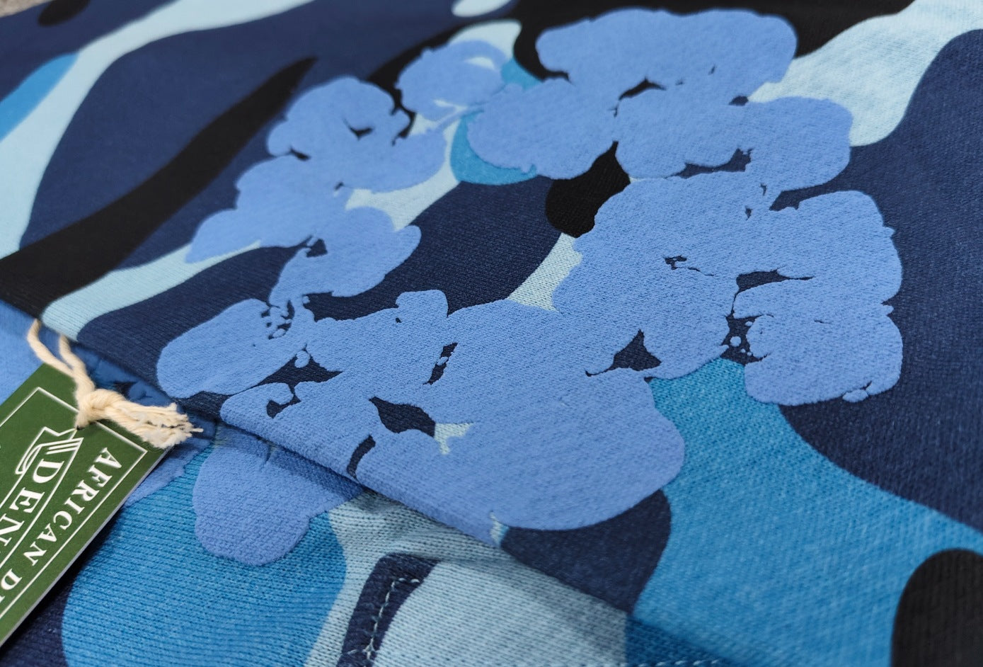 DENIM TEARS Gemstone Kapok Hoodie Trendy Brand Casual Zipper Jacket Hooded Sweatshirt