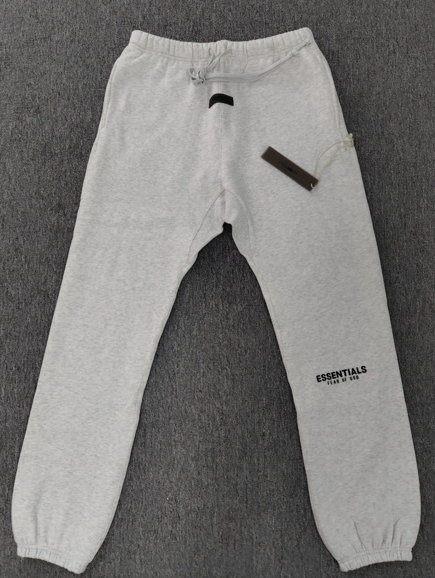 FOG Double-Line Classic Hoodie with Front 3D Letters Loose Fit Unisex Essentials Sweatshirt