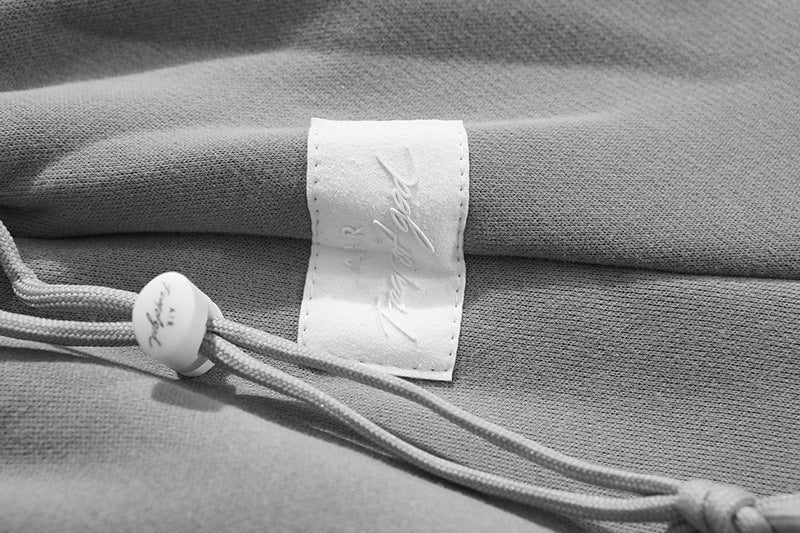 Fog Three-Party Collaboration Double Hoodie Sweatshirt 400g Heavyweight Fleece Cotton Loose Jacket for Men