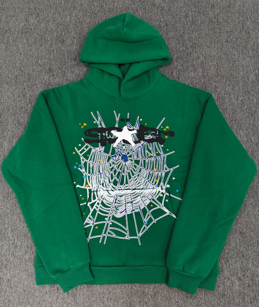 Heavyweight High-Quality Original Sp5der Hoodie 450G Unisex [Fleece Lined]