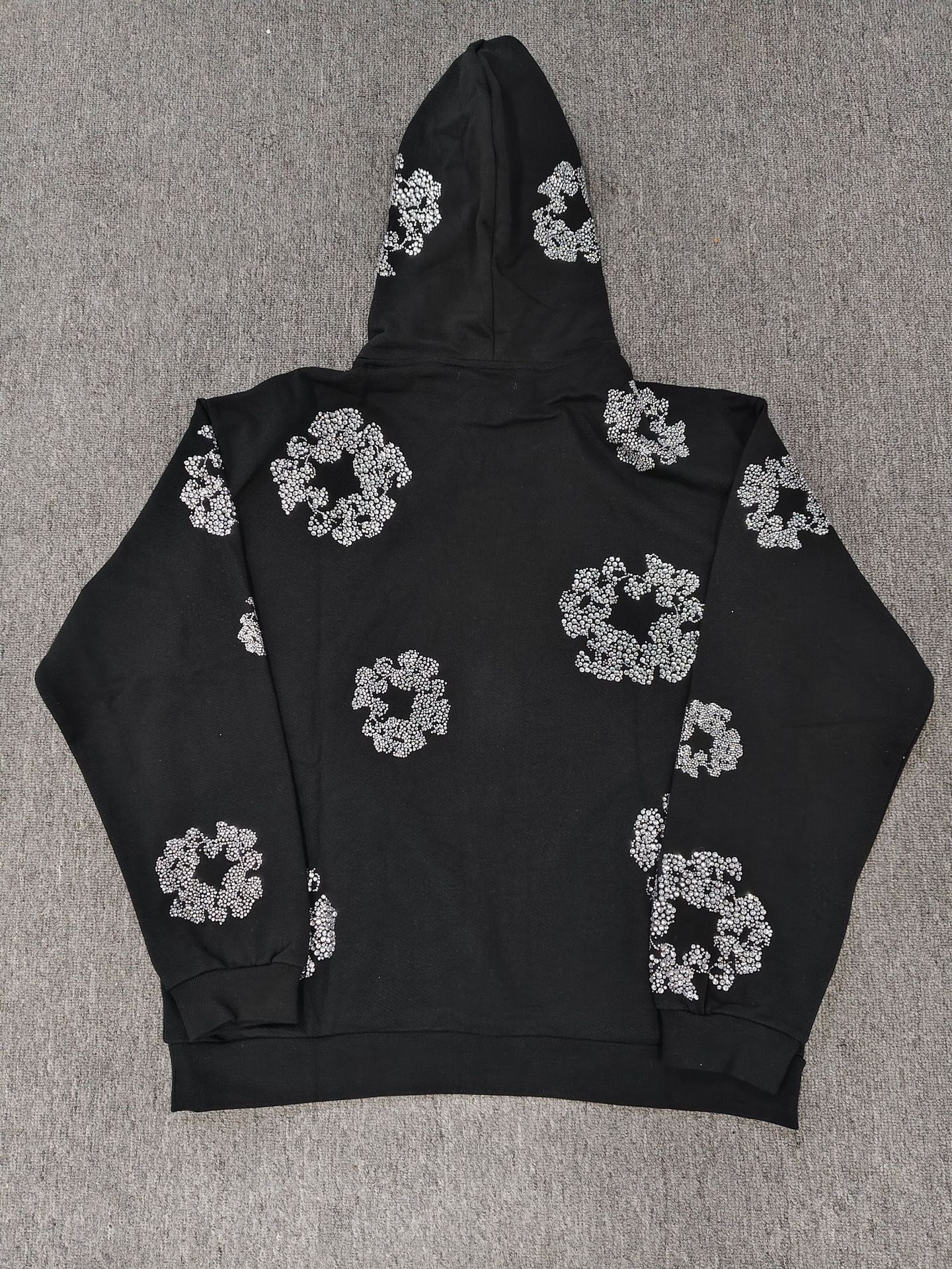 GMabcd Denim Tears Sweatshirt Main Line Kapok Rhinestone Casual Long Pants Hoodie Jacket Men