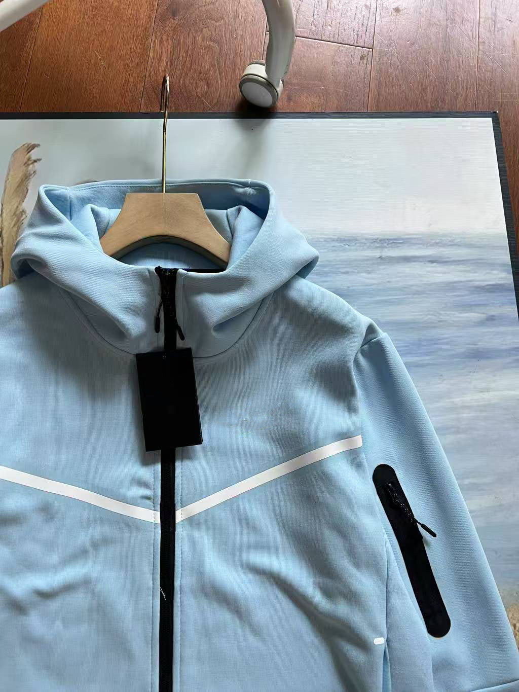 GMabcd-NK 2025 Casual Sports Hooded Men's Side Zipper Suit Jacket Versatile Slim Fit Casual