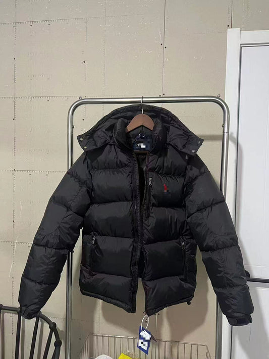 RL Thickened Hooded Windproof Cold-Proof Warm Pony Unisex Cotton Jacket