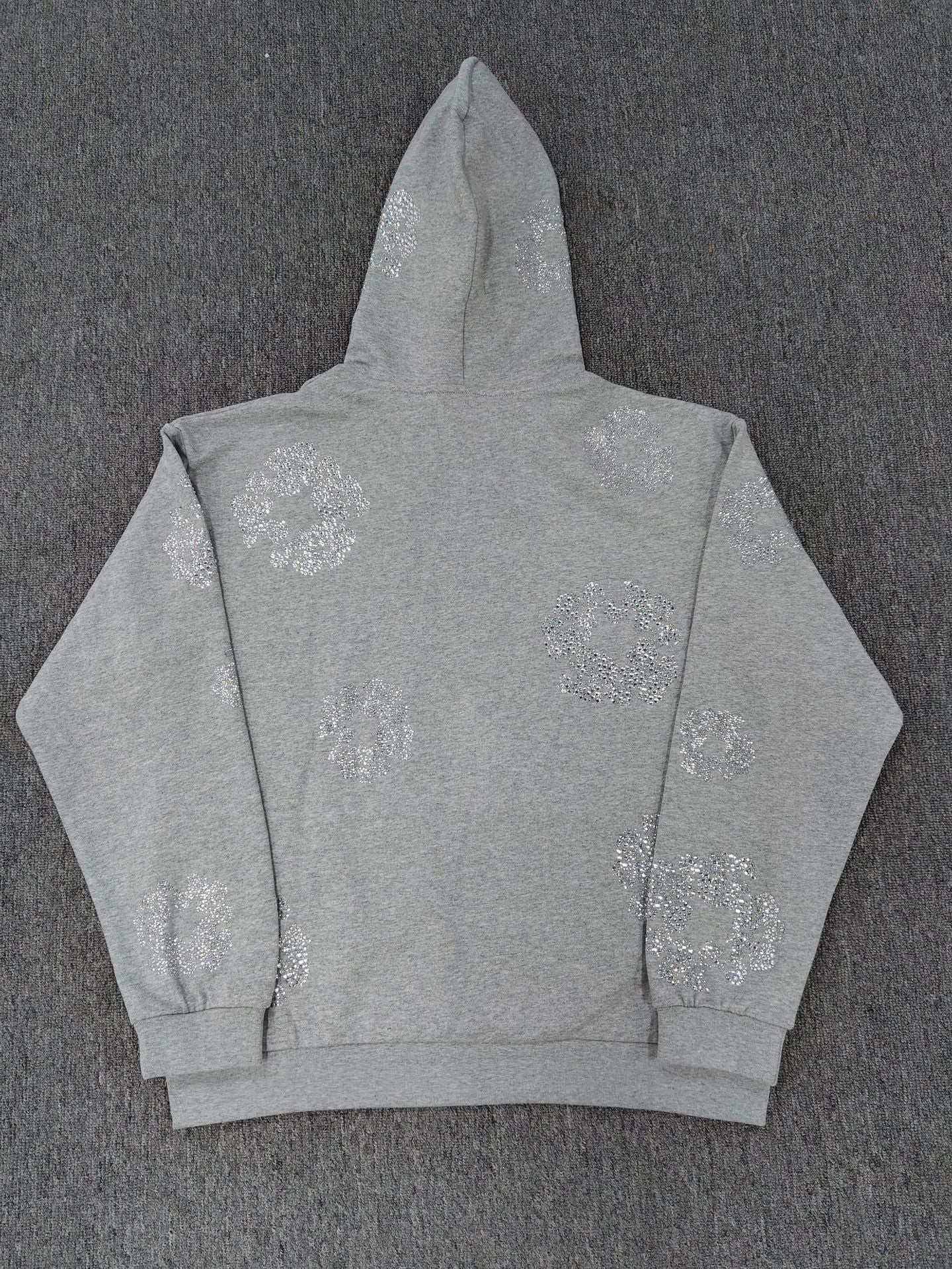 GMabcd Denim Tears Sweatshirt Main Line Kapok Rhinestone Casual Long Pants Hoodie Jacket Men