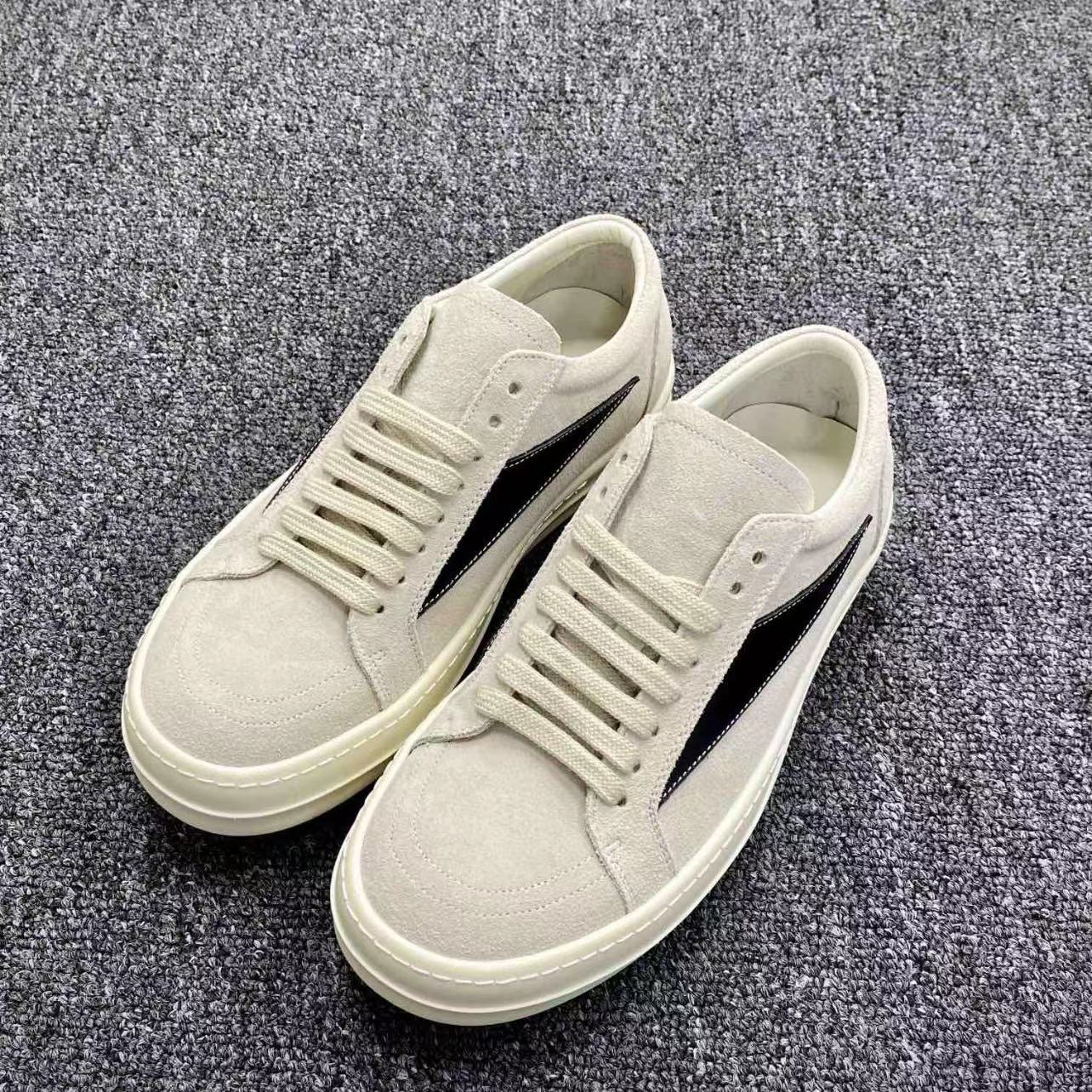 GMAbcd RICK Original Main Line New Leather Surface OWENS High Street Low-top Niche Shoes