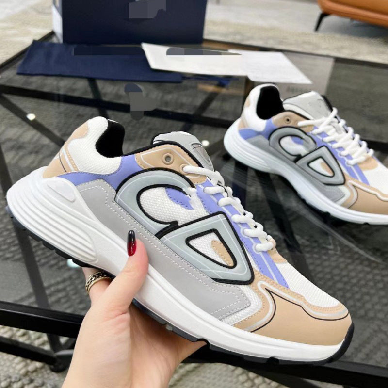 2025 New CD Fashion Casual Couple Lightweight Mesh Shoes Breathable Comfortable Casual Sneakers B30 Running Shoes
