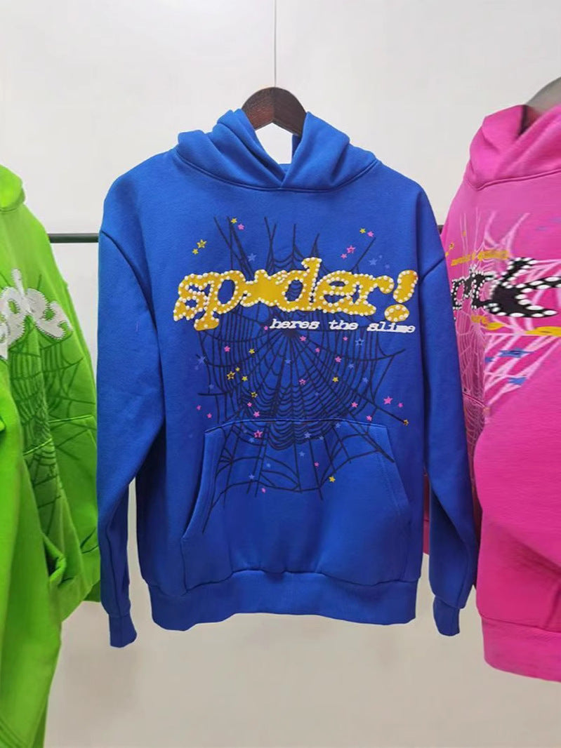 Heavyweight High-Quality Original Sp5der Hoodie 450G Unisex [Fleece Lined]